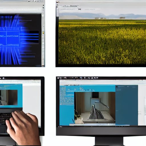 a dynamic split‑screen showing a laptop running a real‑time object detection demo—on the left, a CPU‑based inference taking 48 ms with a visible latency bar, on the right, an NPU‑accelerated inference completing in 12 ms