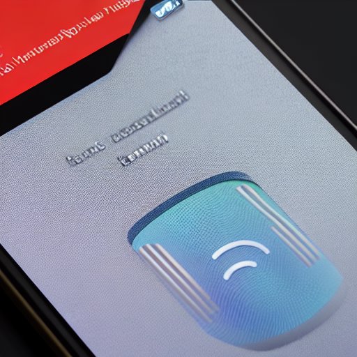 Smartphone-Bildschirm einer deutschen Banking-App, zeigt Passkey-Authentifizierung mit Fingerabdruck-Symbol, digitalem Schloss und subtiler Ansicht einer modernen Banklobby im Hintergrund.