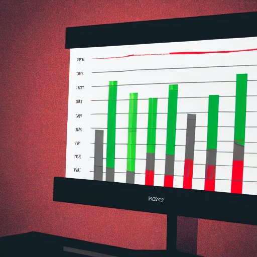 Dashboard mit Echtzeit‑Bitcoin‑Preisdiagramm auf dunklem Monitor, zeigt steigende Trendlinie und rotes Pfeil auf 4 % Rückgang. Umgeben von Symbolen für Dollar, Uhr und Benachrichtigung, Hintergrundblau‑zu‑Schwarz, mit Meldung „BTC ‑4,8 % in 45 Min…