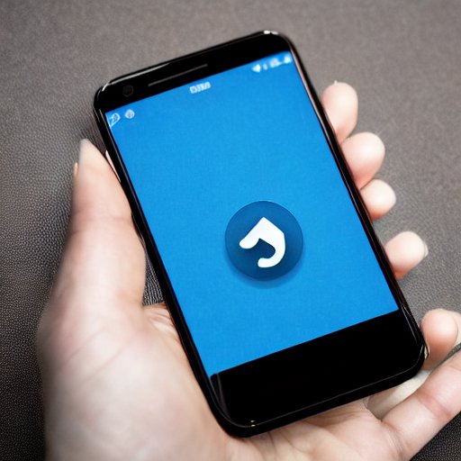 Smartphone mit Telegram-App, Chatfenster zeigt Text „openclaw ping“, Benachrichtigungsbadge mit neuer Nachricht. Telefon liegt in einer Hand, Hintergrund ist verschwommener Wohnraum.