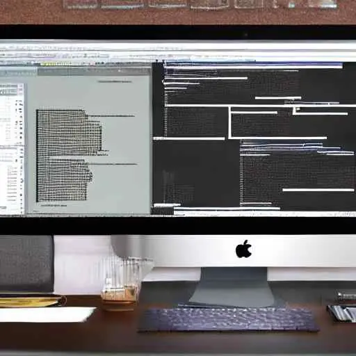 Ein Entwickler konzentriert sich auf einen Bildschirm mit Python-Code und Sicherheitswarnungen, während KI repetitive Aufgaben übernimmt. Dies steigert die Produktivität für Unternehmensanwendungen und Automatisierung von Geschäftsprozessen.