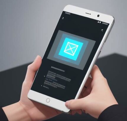 Konzeptionelles Diagramm, das eine Person zeigt, die ein mobiles KI-Interface für personalisiertes Einkaufen nutzt, das Bilderkennung und Produktvorschläge integriert.