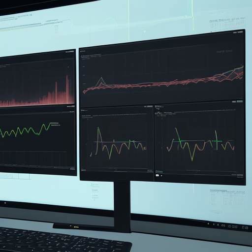 Nahaufnahme eines Computerbildschirms in einem modernen Büro, auf dem ein komplexes Dashboard mit glühenden goldenen neuronalen Pfaden dargestellt wird, die den KI-Denkprozess visualisieren.