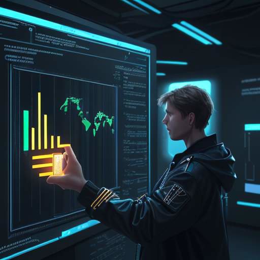 A person holds a smartphone displaying a glowing 3D golden key icon in a high-tech security hub with monitors showing code and maps, symbolizing advanced authentication and secure infrastructure.