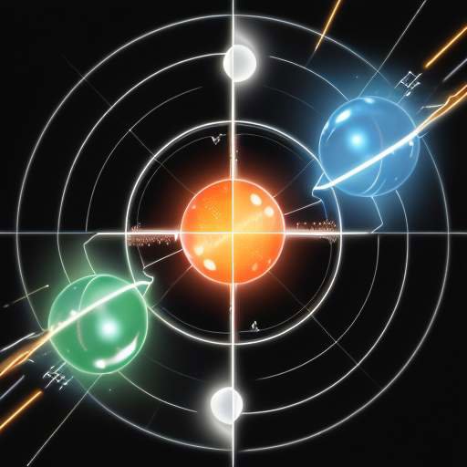 3D-Illustration einer leuchtenden Energiekugel, die an einer Kontaktstelle zwischen zwei Metalloberflächen in die Bereiche „Mechanical“ und „Thermal“ aufgeteilt wird.